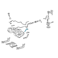OEM 2015 Lexus IS350 Hose, Fuel Tank To Filler Pipe Diagram - 77213-53020