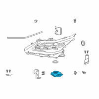 OEM Computer Sub-Assembly, HEADLAMP Diagram - 81016-60K80