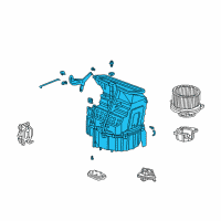 OEM 2002 Honda Accord Blower Sub-Assy. Diagram - 79305-S87-A41