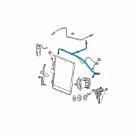 OEM 2004 Dodge Ram 1500 Line-A/C Suction Diagram - 5290570AB