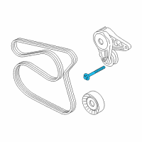 OEM 2013 Ford Fusion Mount Bracket Bolt Diagram - -W500127-S442