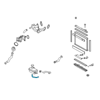 OEM 2011 Lexus LS600h Hose, Reserve Tank Outlet Diagram - 16566-38020