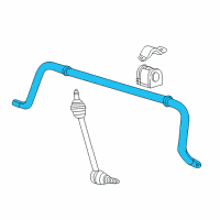 OEM 2003 Ford Thunderbird Stabilizer Bar Diagram - 2W6Z-5A772-AA