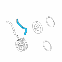 OEM 2002 Honda Insight Hose, In. Oil Warmer Diagram - 19521-PHM-E00