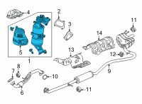 OEM 2022 Honda Civic CONVERTER ASSY Diagram - 18150-64S-L00