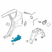 OEM 2013 Ford Focus Side Cover Diagram - AV6Z-3811779-A