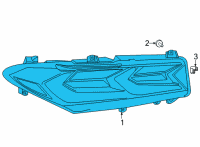 OEM 2022 Chevrolet Corvette Tail Lamp Diagram - 84792627