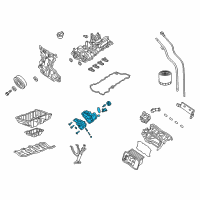 OEM Jeep Wrangler Pump-Engine Oil Diagram - 4893614AF