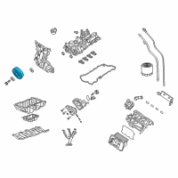 OEM 2021 Jeep Cherokee DAMPER-CRANKSHAFT Diagram - 4893571AB