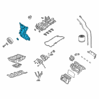 OEM Jeep Cover-Chain Case Diagram - 5048139AC