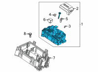 OEM 2022 Chevrolet Trailblazer Fuse & Relay Box Diagram - 42724258