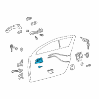 OEM Scion iQ Handle, Inside Diagram - 69205-12230-C1