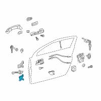 OEM 2015 Scion iQ Lower Hinge Diagram - 68730-74011