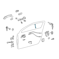 OEM Scion iQ Lock Rod Diagram - 69311-74010