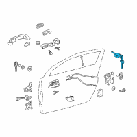 OEM 2015 Scion iQ Cylinder & Keys Diagram - 69052-74020