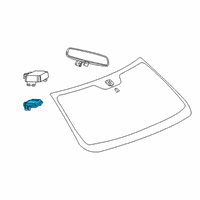 OEM 2019 Ram 3500 Camera-Forward Facing Diagram - 4672644AJ