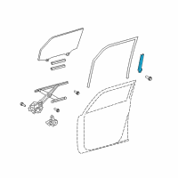 OEM 2010 Scion xB Guide Channel Diagram - 67403-12280