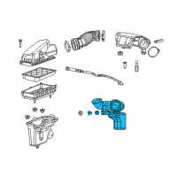 OEM 2016 Chrysler 200 Air Cleaner Duct Diagram - 68155748AB