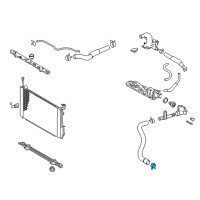 OEM Toyota Upper Hose Clamp Diagram - 90466-41006