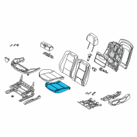 OEM 1999 BMW 328i Seat Upholstery Diagram - 52-10-8-214-910