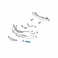 OEM Acura TL Reflector Assembly, Right Rear Diagram - 33505-TK4-A01