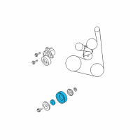 OEM 2009 Nissan Rogue Pulley-Idler Diagram - 11927-EA000