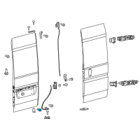 OEM 2016 Ram ProMaster 2500 Screw-TORX Head Diagram - 6510589AA