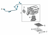 OEM 2022 Toyota Corolla Cross Harness Diagram - 82212-0A040