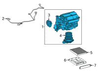 OEM 2020 Toyota Avalon Case Assembly Diagram - 87130-06410