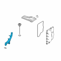 OEM Mercury Filler Tube Diagram - 7T4Z-7A228-A