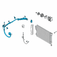OEM 2014 Hyundai Sonata Tube Assembly-Suction & Liquid Diagram - 97775-3V500