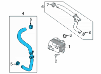 OEM Cadillac CT4 Inlet Hose Diagram - 12697175