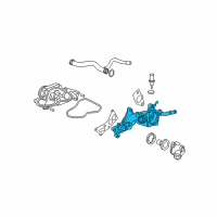 OEM 2009 Honda Ridgeline Passage, Water Diagram - 19410-RN0-A00