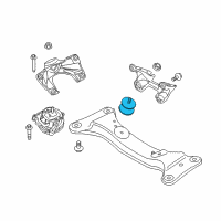 OEM BMW 335i Trans Mount Diagram - 22-31-6-796-619