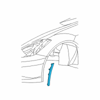 OEM Chevrolet Side Marker Lamp Diagram - 22771196