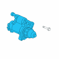 OEM 2009 Honda Ridgeline Starter, Core Id (428000-5380) (428000-6490) (9742809-649) Diagram - 06312-R70-505RM