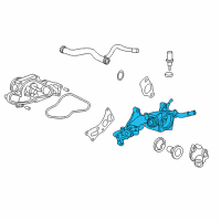 OEM 2014 Acura RDX Passage, Water Diagram - 19410-R70-L00