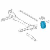 OEM 2006 Mercury Monterey Coil Spring Diagram - 3F2Z-5560-HA