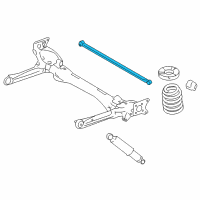 OEM Mercury Track Bar Diagram - 4F2Z-4264-AA