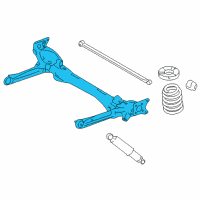 OEM 2007 Mercury Monterey Axle Beam Diagram - 3F2Z-4B435-AB