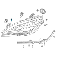 OEM 2019 Chrysler Pacifica Screw-Tapping HEXAGON Head Diagram - 6511791AA