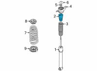 OEM Hyundai Sonata STOPPER-Bumper Diagram - 55326-L5000