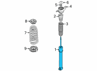 OEM 2020 Hyundai Sonata Shock Absorber Assy-Rear Diagram - 55307-L5400