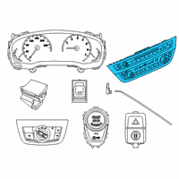 OEM 2020 BMW X3 REP. KIT FOR RADIO/CLIMATE C Diagram - 64-11-7-947-705