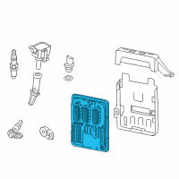 OEM 2018 Chevrolet Malibu ECM Diagram - 12698174