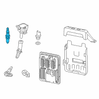 OEM Chevrolet Malibu Spark Plug Asm Diagram - 12673527