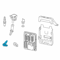 OEM Chevrolet Cruze Crankshaft Sensor Diagram - 12662536