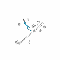 OEM Ford Excursion Gearshift Lever Diagram - 5C3Z-7210-AAA