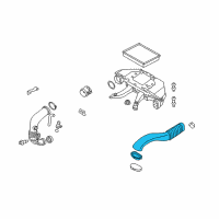 OEM 2009 BMW X5 Intake Duct Diagram - 13-71-7-798-341