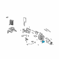 OEM Kia Spectra Mode Actuator Diagram - 1K2N161A35